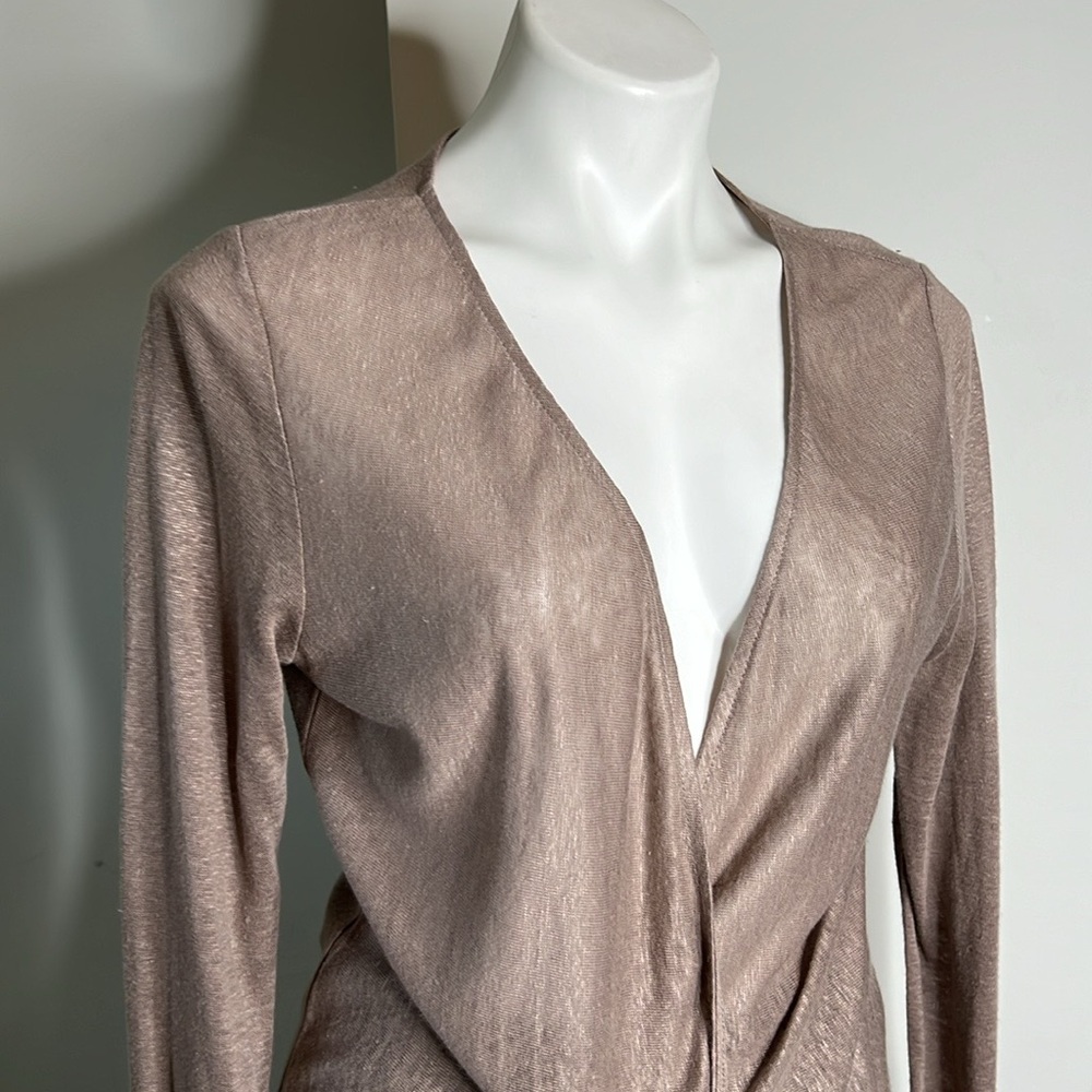 NWOT PURE Lightweight Linen Cardigan Duster